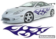 Adesivi per Auto e Moto: New Flaming 22 2