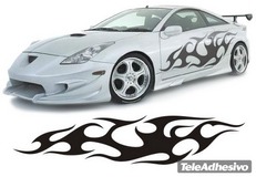 Adesivi per Auto e Moto: New Flaming 24 2