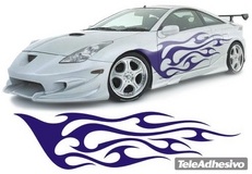Adesivi per Auto e Moto: New Flaming 26 2