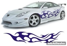 Adesivi per Auto e Moto: New Flaming 29 2