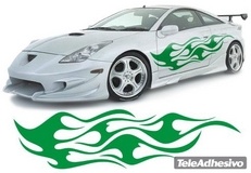Adesivi per Auto e Moto: New Flaming 32 2