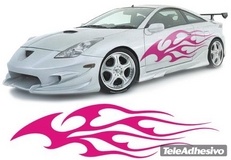 Adesivi per Auto e Moto: New Flaming 34 2