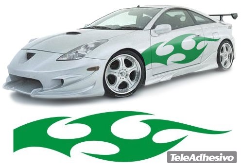 Adesivi per Auto e Moto: New Flaming 43