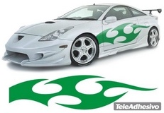 Adesivi per Auto e Moto: New Flaming 43 2