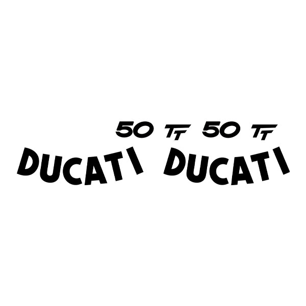 Adesivi per Auto e Moto: Ducati 50 tt