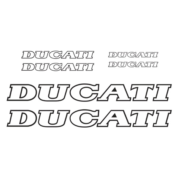 Adesivi per Auto e Moto: Set 6X Ducati