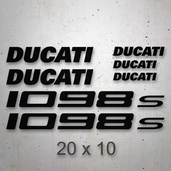 Set di adesivi Ducati 1098s 2/2