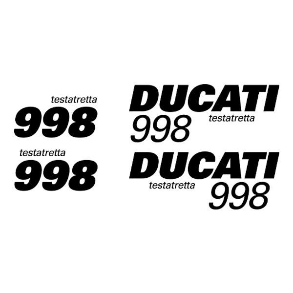 Adesivi per Auto e Moto: Set 4X Ducati 998