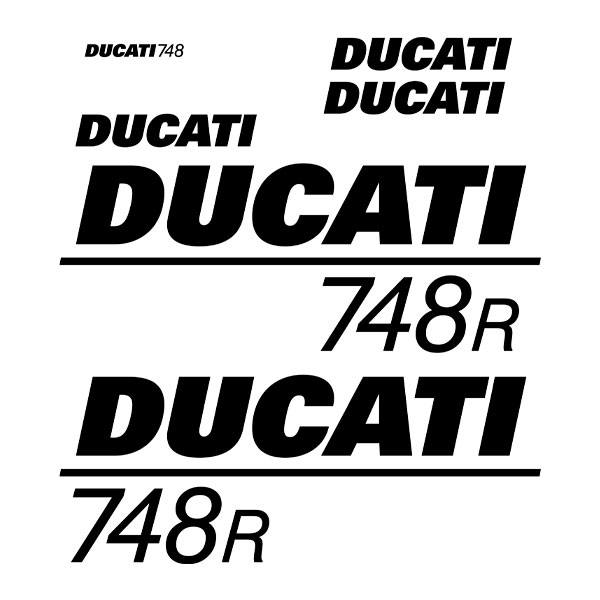 Adesivi per Auto e Moto: Set 6X Ducati 748 R