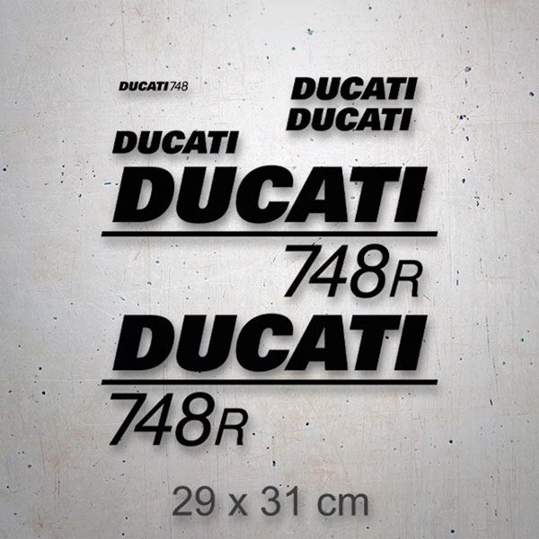 Adesivi per Auto e Moto: Set 6X Ducati 748 R