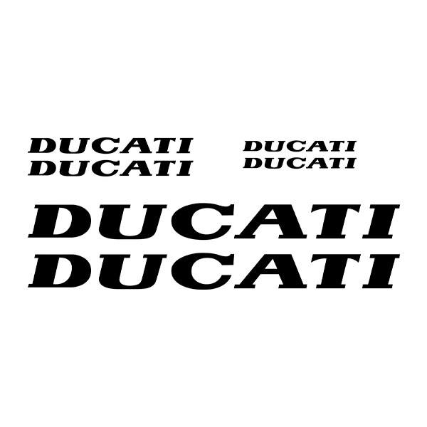 Adesivi per Auto e Moto: Set 6X Ducati II