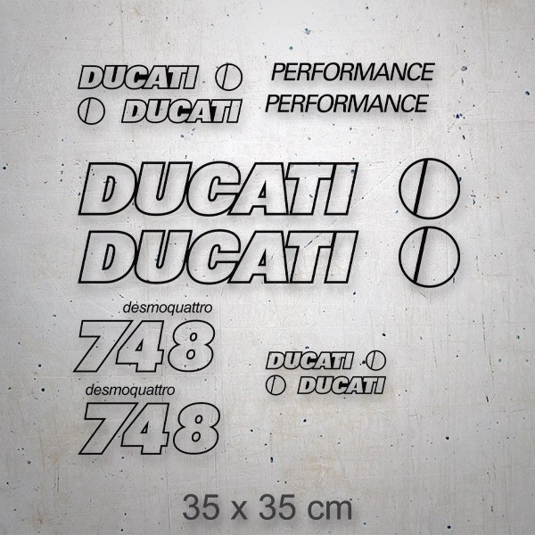 Set di adesivi Ducati Performance 2/2