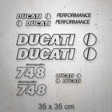 Adesivi per Auto e Moto: Set 9X Ducati performance 2