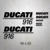 Adesivi per Auto e Moto: Set 7X Ducati 916 2