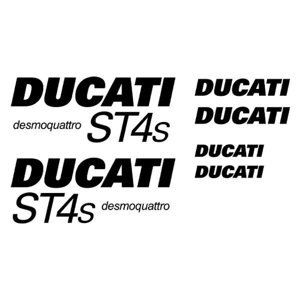 Adesivi per Auto e Moto: Set 6X Ducati ST4s