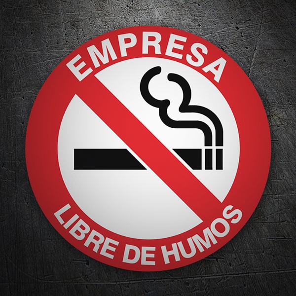 Adesivi per Auto e Moto: Adesivo proibito fumare in aziende