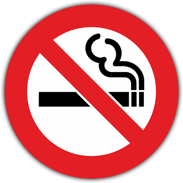 Adesivi per Auto e Moto: Adesivo proibito fumare