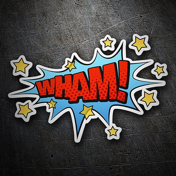 Adesivi per Auto e Moto: WHAM! Rosso