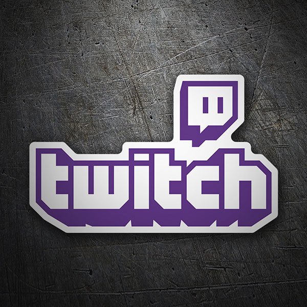 Adesivi per Auto e Moto: Twitch Logo