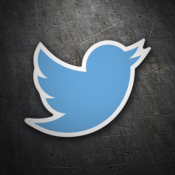 Adesivi per Auto e Moto: Twitter Logo