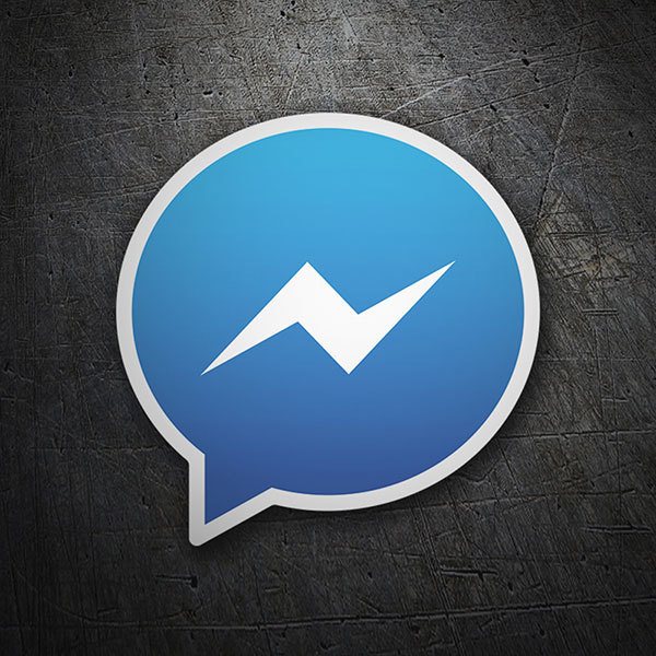 Adesivi per Auto e Moto: Facebook Messenger