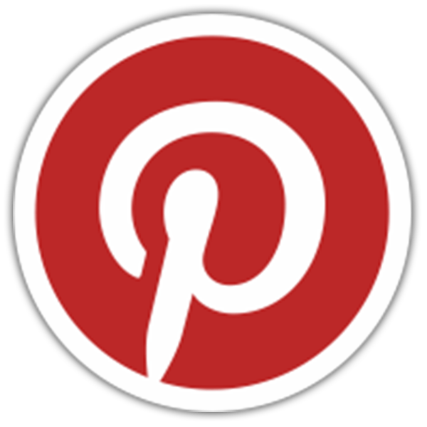 Adesivi per Auto e Moto: Pinterest Icona
