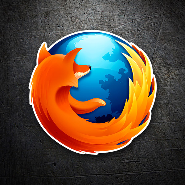 Adesivi per Auto e Moto: Logo di Mozilla Firefox