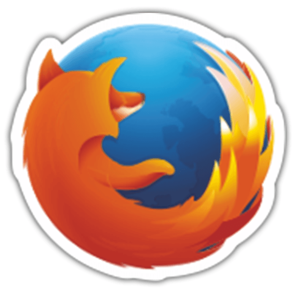 Adesivi per Auto e Moto: Mozilla Firefox Logo