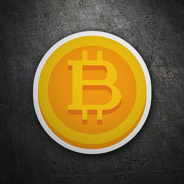 Adesivi per Auto e Moto: Bitcoin Symbol 1