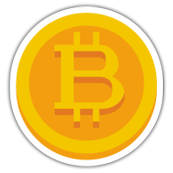 Adesivi per Auto e Moto: Bitcoin Symbol