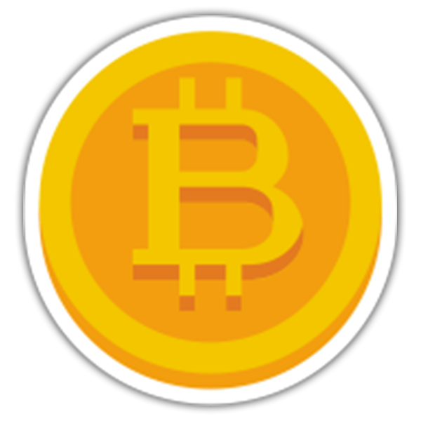 Adesivi per Auto e Moto: Bitcoin Symbol 0