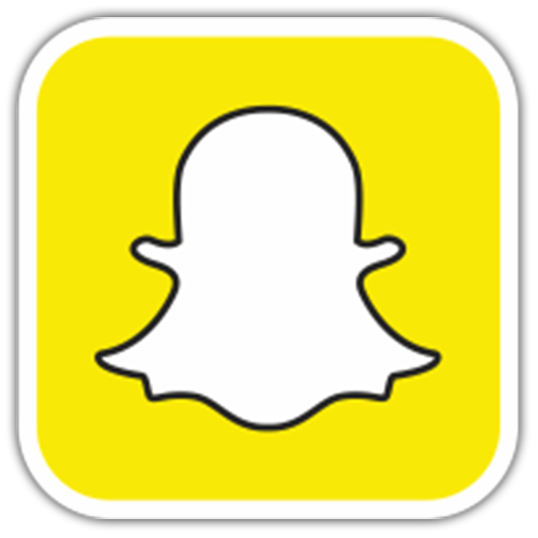 Adesivi per Auto e Moto: Snapchat