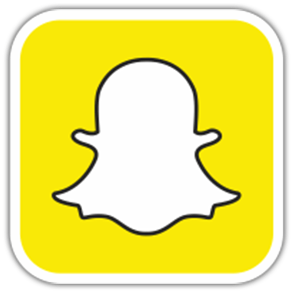 Adesivi per Auto e Moto: Snapchat 0
