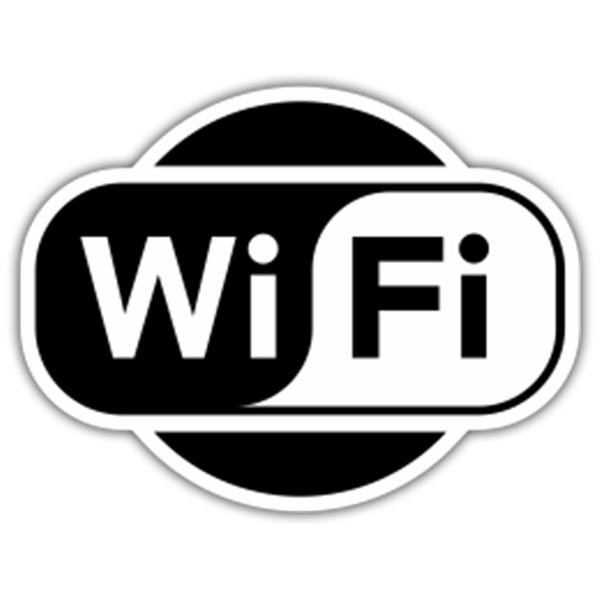 Adesivi per Auto e Moto: Wifi 0