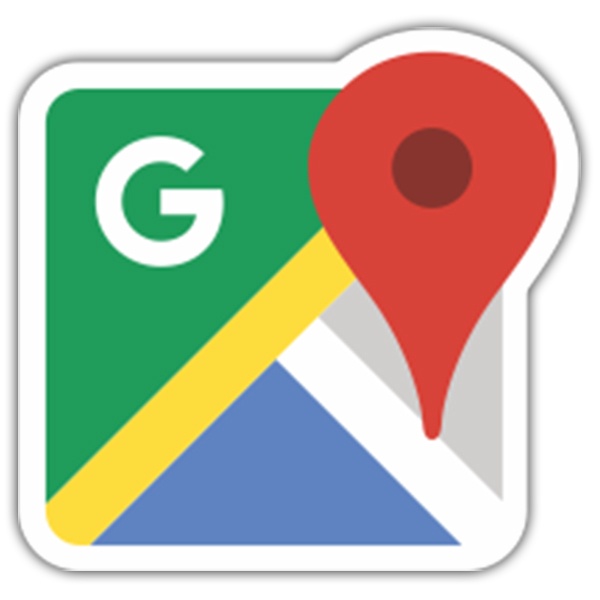 Adesivi per Auto e Moto: Google Maps