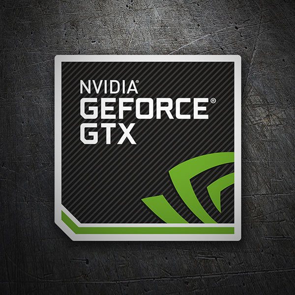 Adesivi per Auto e Moto: NVIDIA GeForce GTX