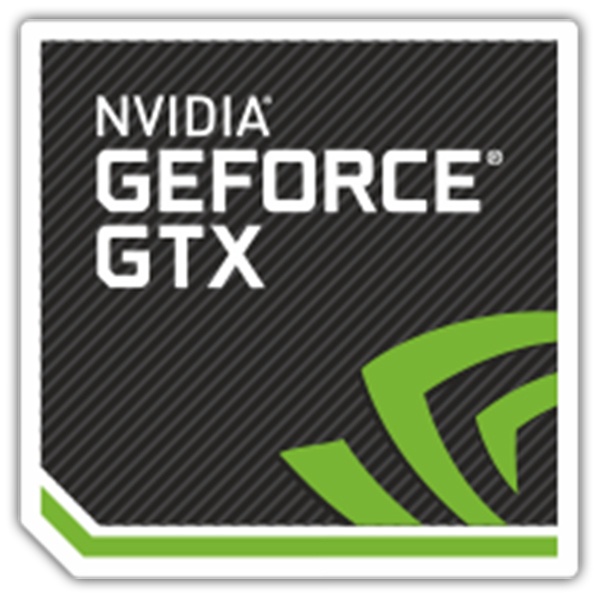 Adesivi per Auto e Moto: NVIDIA GeForce GTX