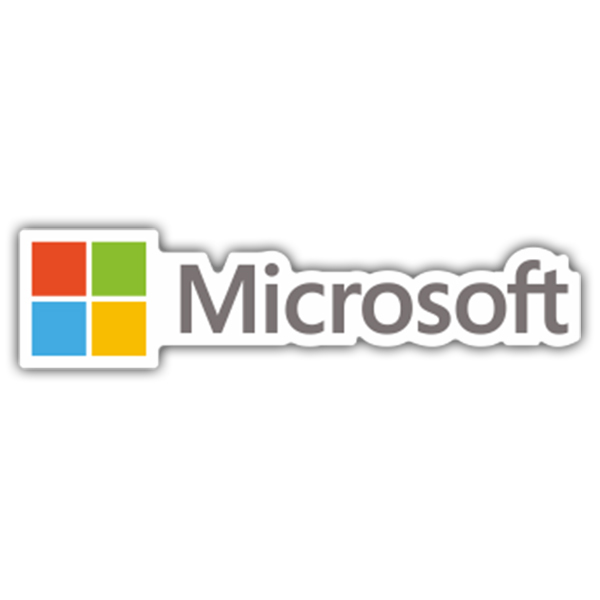 Adesivi per Auto e Moto: Microsoft