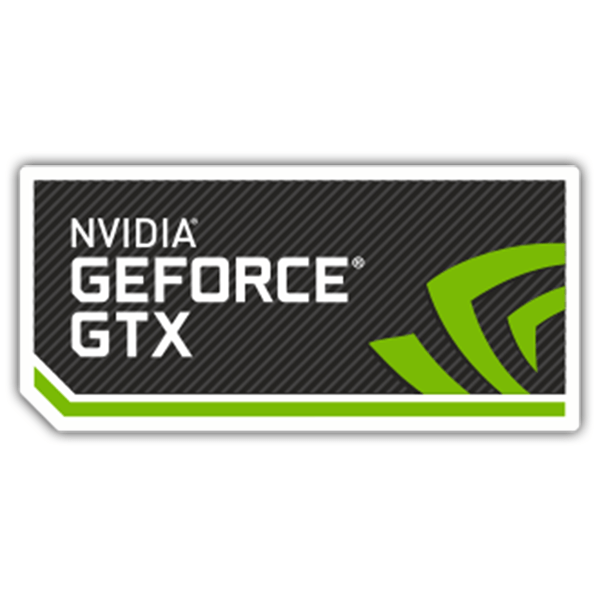 Adesivi per Auto e Moto: NVIDIA GeForce GTX 2.0