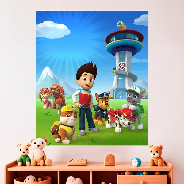 Adesivi per Bambini: Poster della Paw Patrol