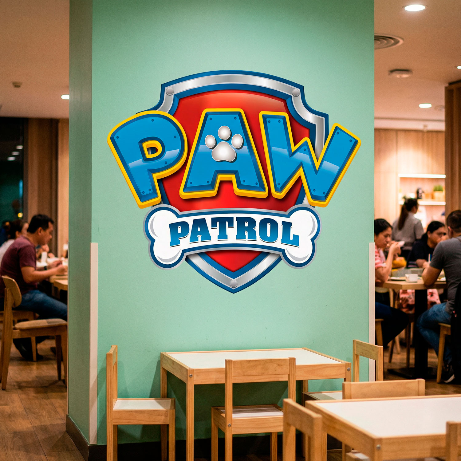 Adesivi per Bambini: Paw Patrol - Logo