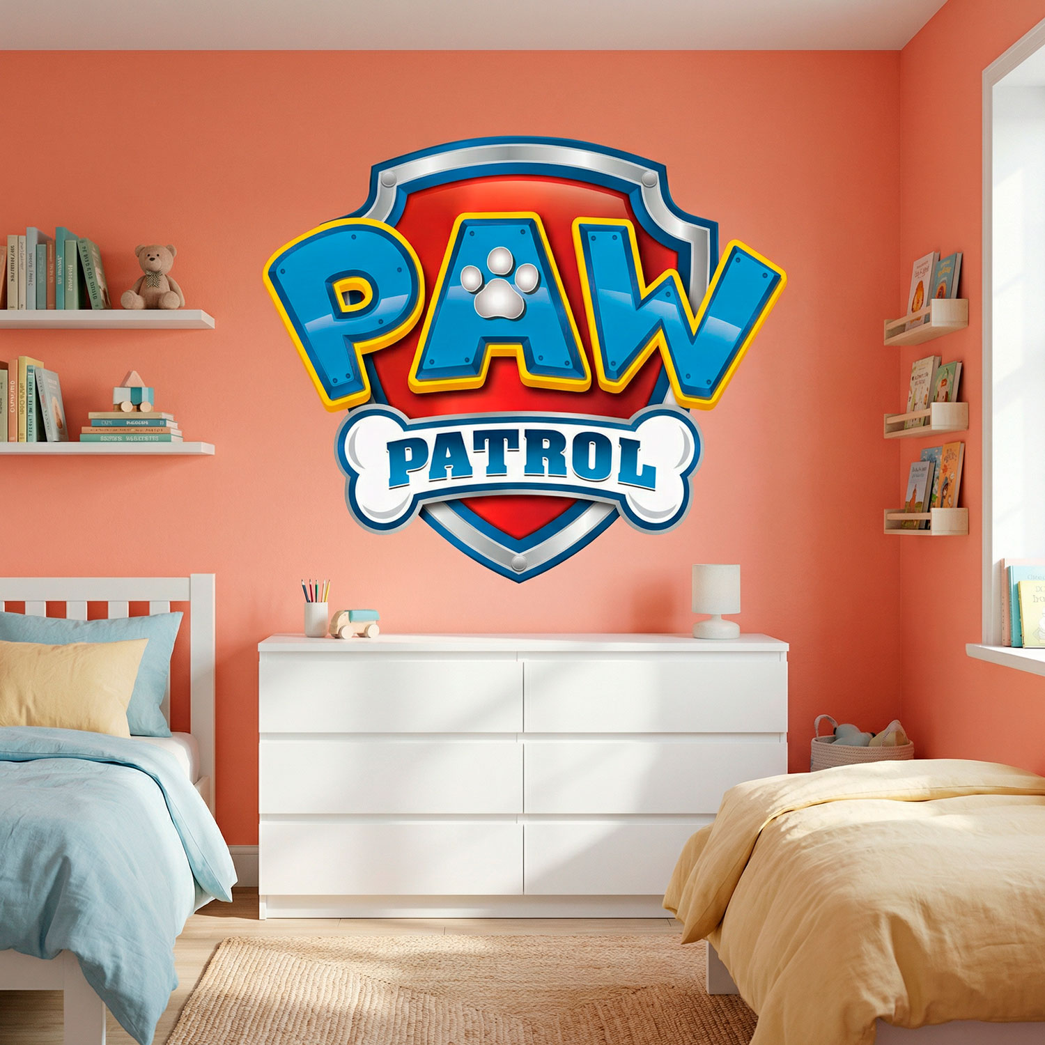 Adesivi per Bambini: Paw Patrol - Logo