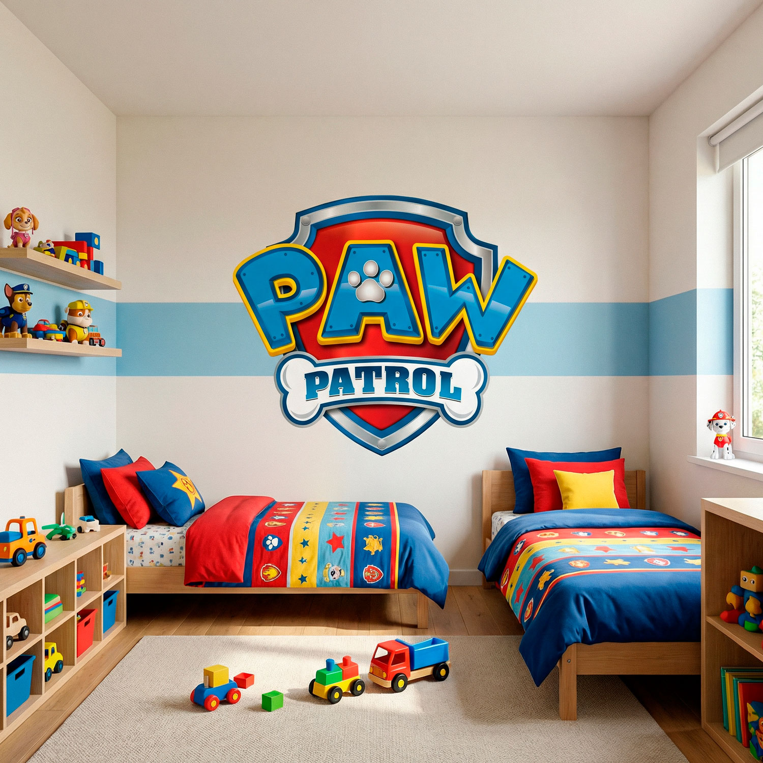 Adesivi per Bambini: Paw Patrol - Logo