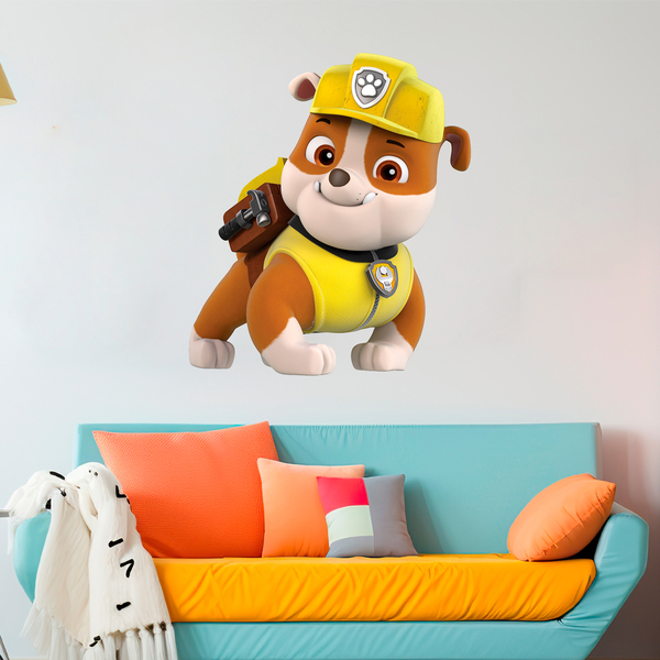 Adesivi per Bambini: Paw Patrol - Rubble