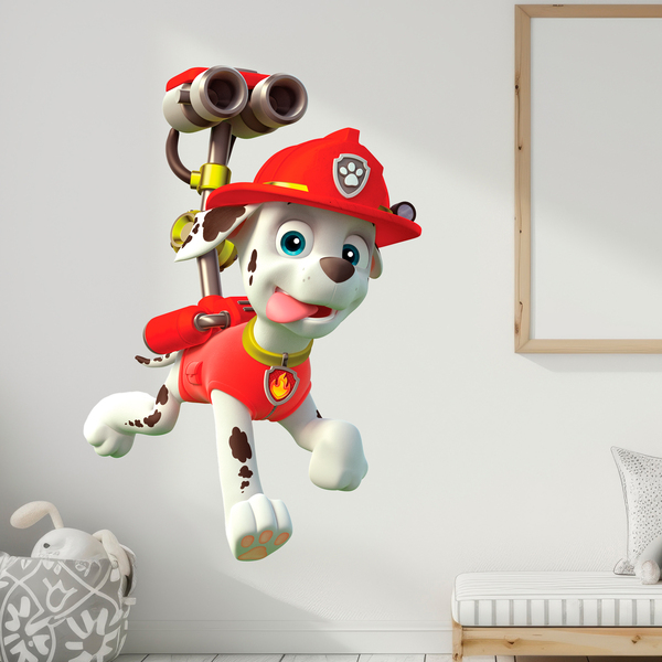 Adesivi per Bambini: Paw Patrol Marshall in azione