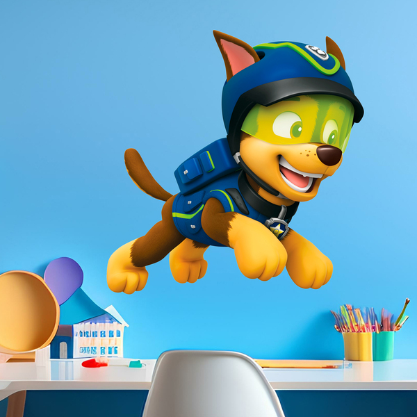 Adesivi per Bambini: Paw Patrol - Chase in azione