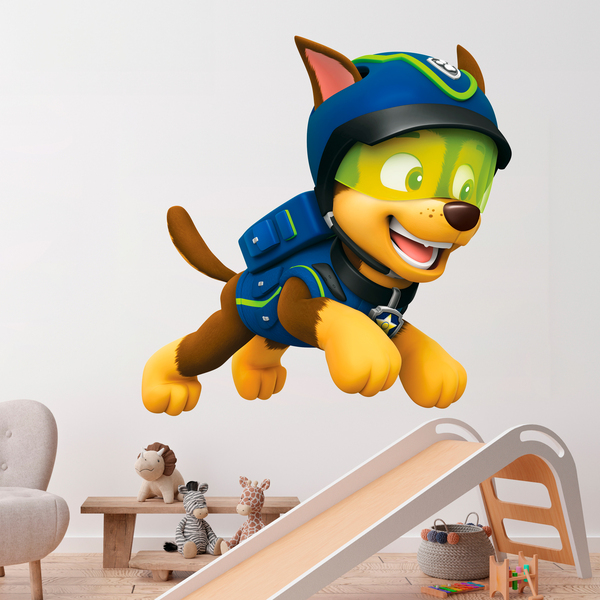 Adesivi per Bambini: Paw Patrol - Chase in azione