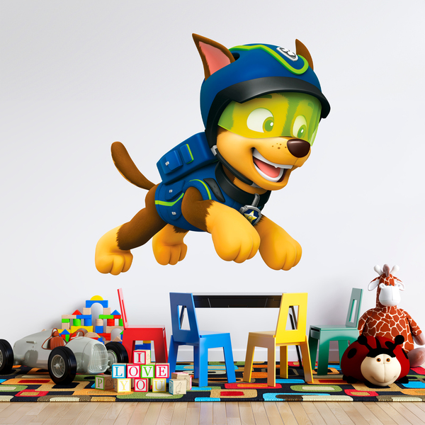 Adesivi per Bambini: Paw Patrol - Chase in azione