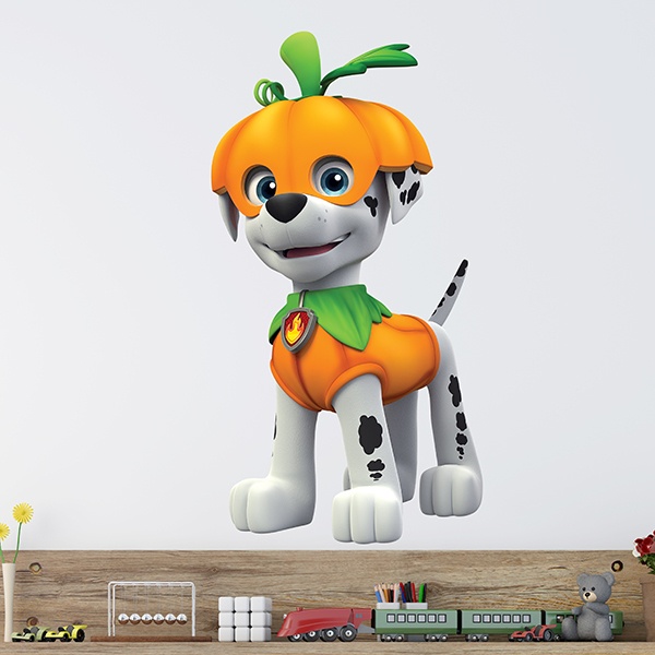 Adesivi per Bambini: Paw Patrol - Marshall su Halloween