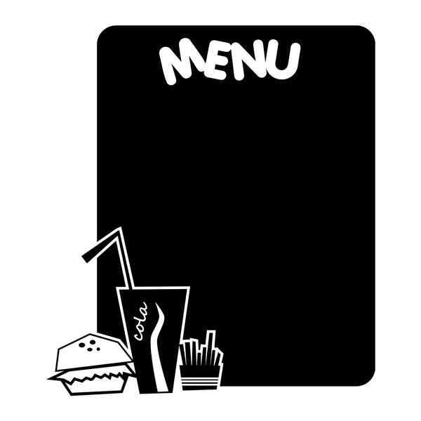 Adesivi Murali: Happy Menu